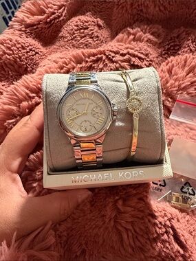 Michael Kors Two-Tone Women's Bracelet Watch with Gold Accent